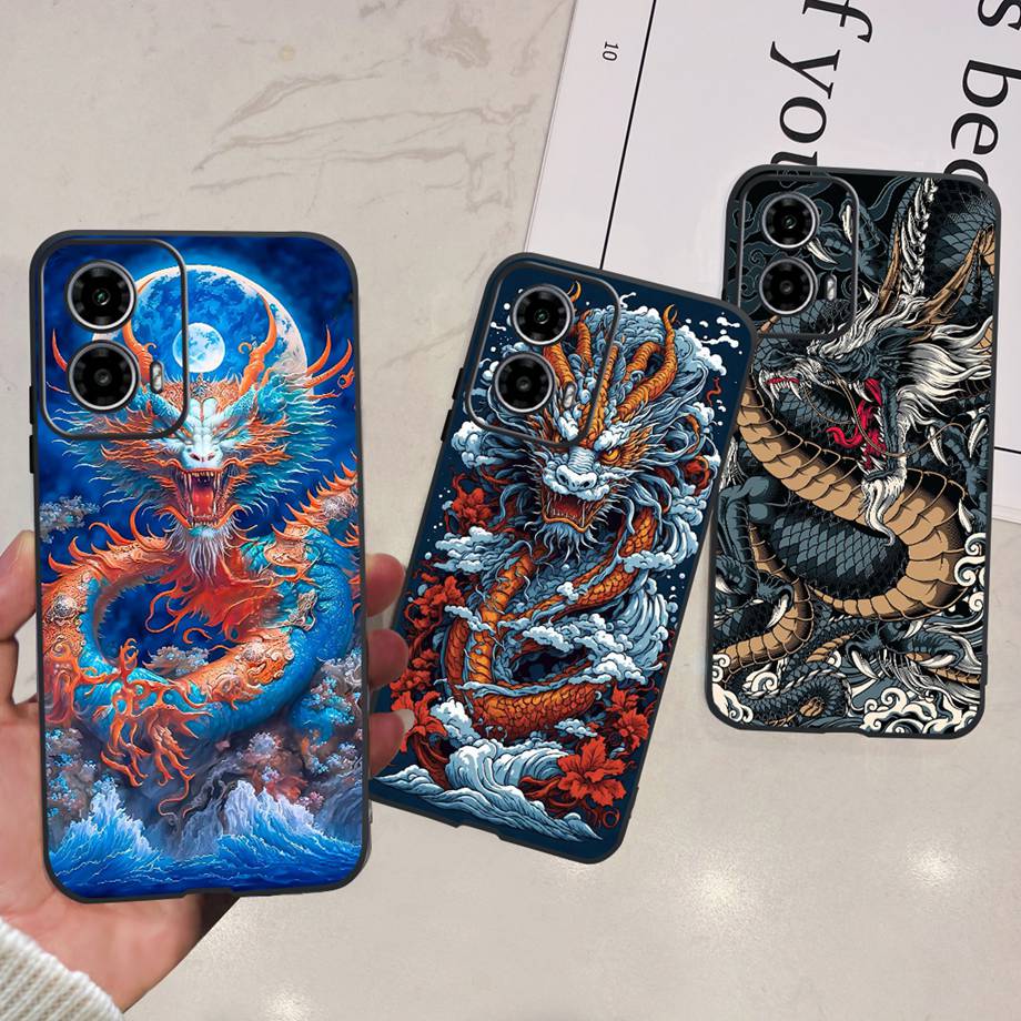 Per Motorola Moto G24 / G24 Power / G04 / G04s / Motorola E14 Custodia Carina Cartone Animato Lusso Morbido Silicone Cover Posteriore Capas