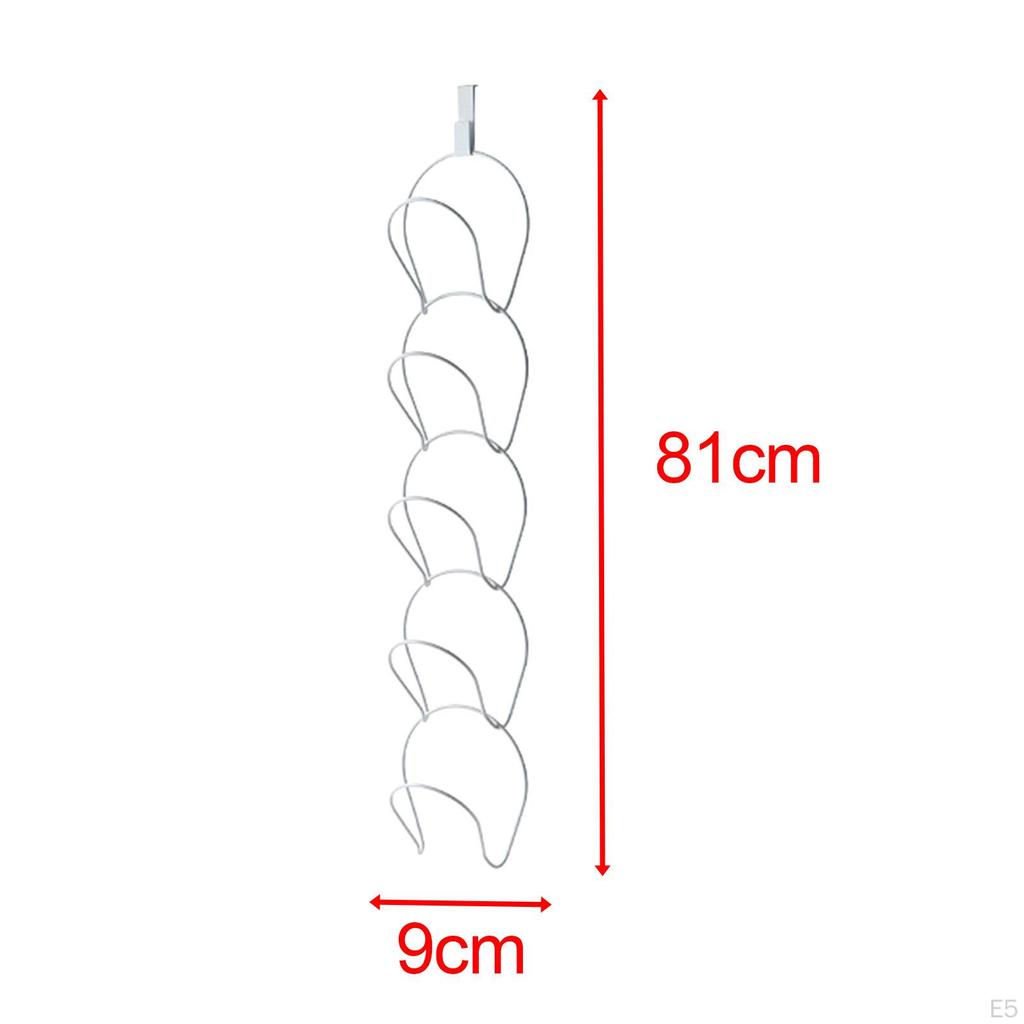 Montowany na drzwiach organizer na kapelusze na czapki i akcesoria