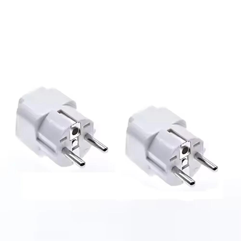 US To EU Travel Plug Adapter, AC Power Outlet Converter for Europe UK Australia, 2 Prong Type C International Wall Socket Adapto