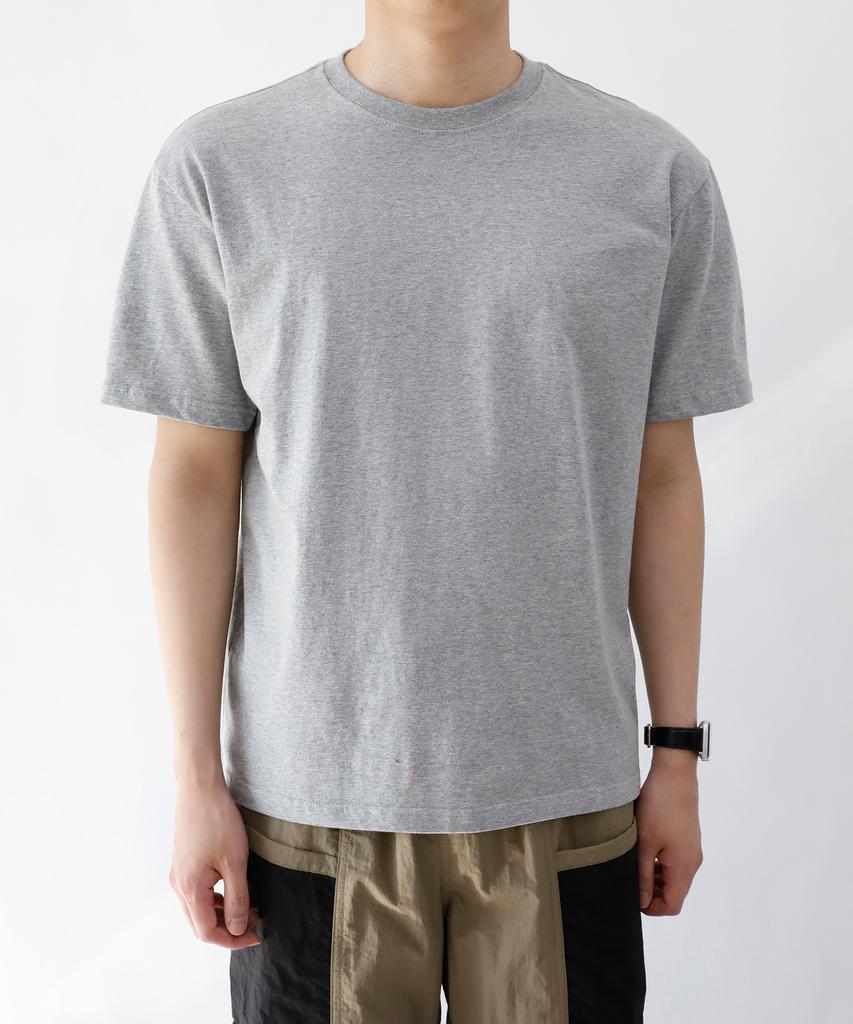 HARRISON Standard Plain Round Short Sleeve T-Shirt Ha-1030 Har1002 Melange