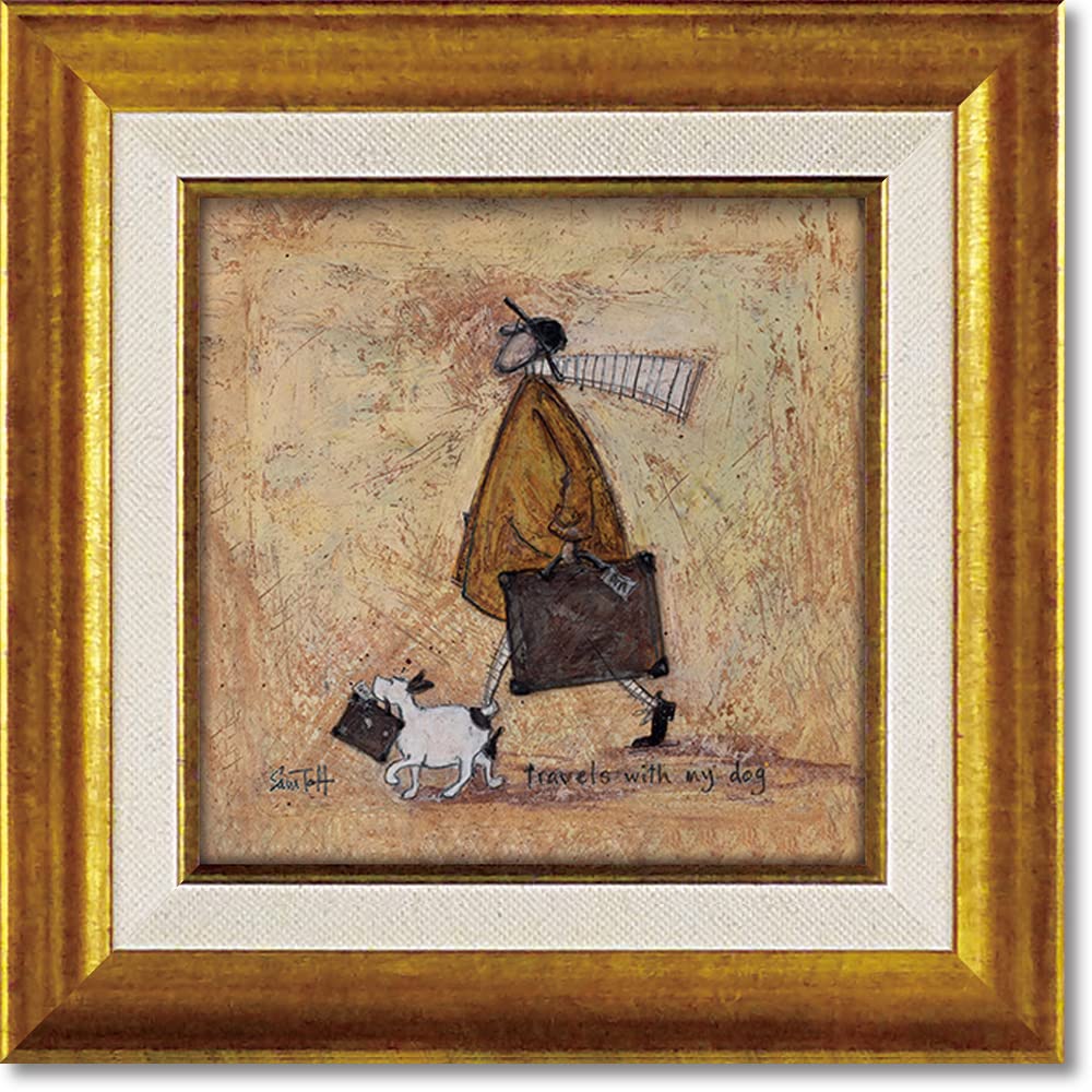 

Sam Toft Gel Processed Art Frame Free U-Power Dog Travel ST-04038