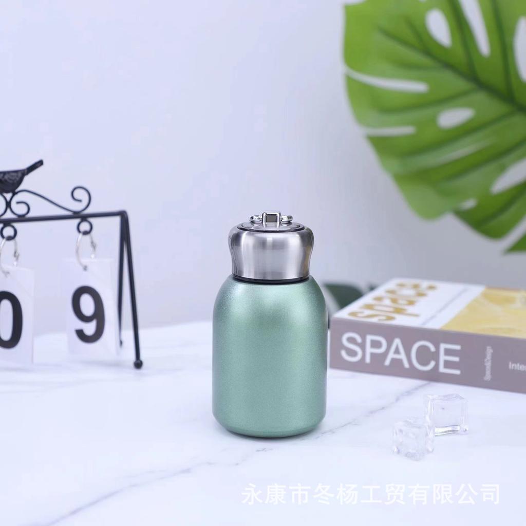 Guochao Mini Xiaopangding Thermos Cup with Pull Ring Convenient Pocket Cup Simple Fashion Cup Company Gifts