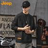 JEEP Men's Autumn/Winter Thickened Crew Neck Knit Sweater