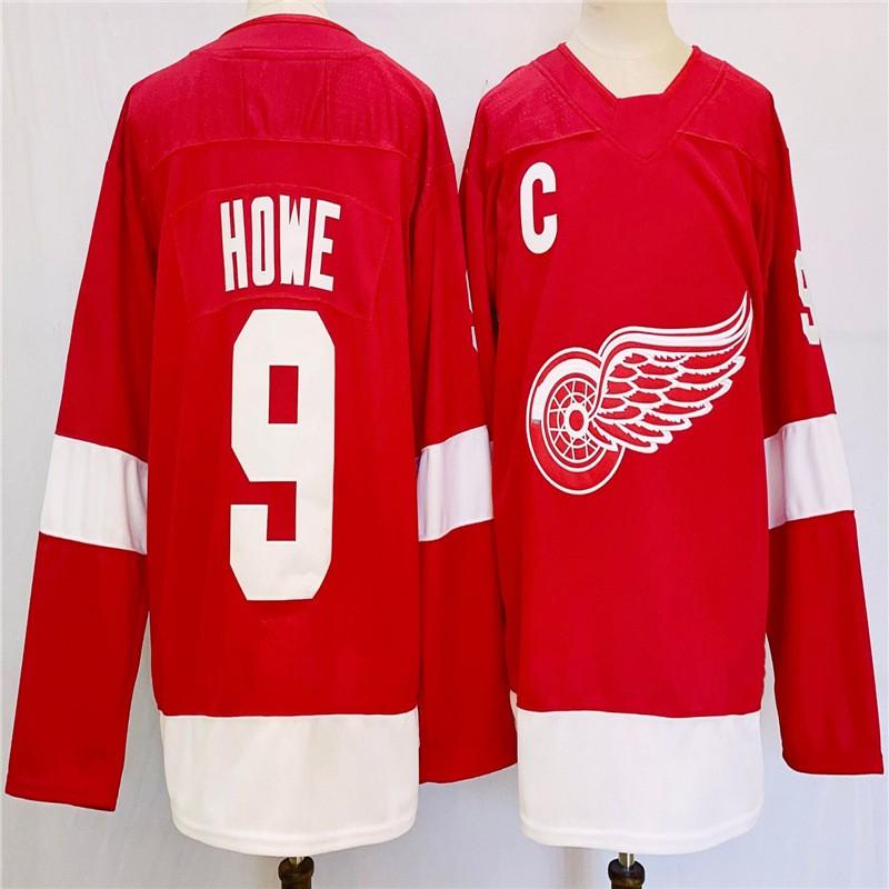 Detroit Red Wings NHL Hockey Jersey Mens Cotton Fan Apparel Ice Games Casual Wear