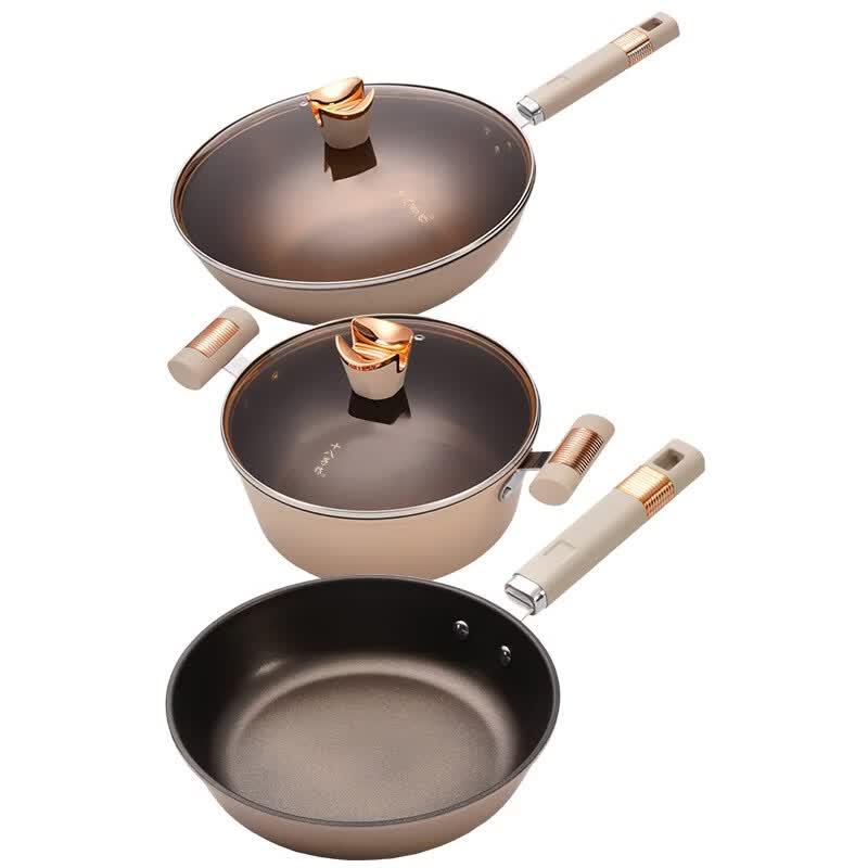 Shibazizuohaoya Non-stick Cookware Set