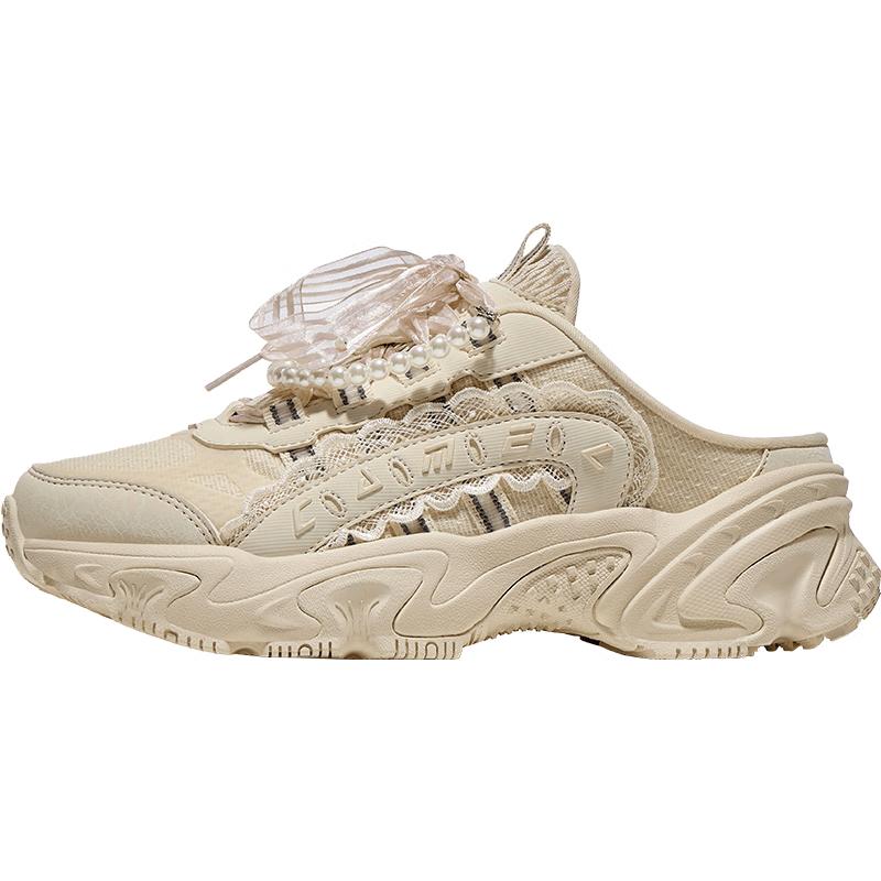 CAMEL Women s Elevated Platform Chunky Mules 36