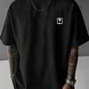 Men Cotton Tshirt Minimalist Graphic Tshirt Soft Everyday Crew Neck Shirt Breathable Idle Summer Top Classic Crew Neck
