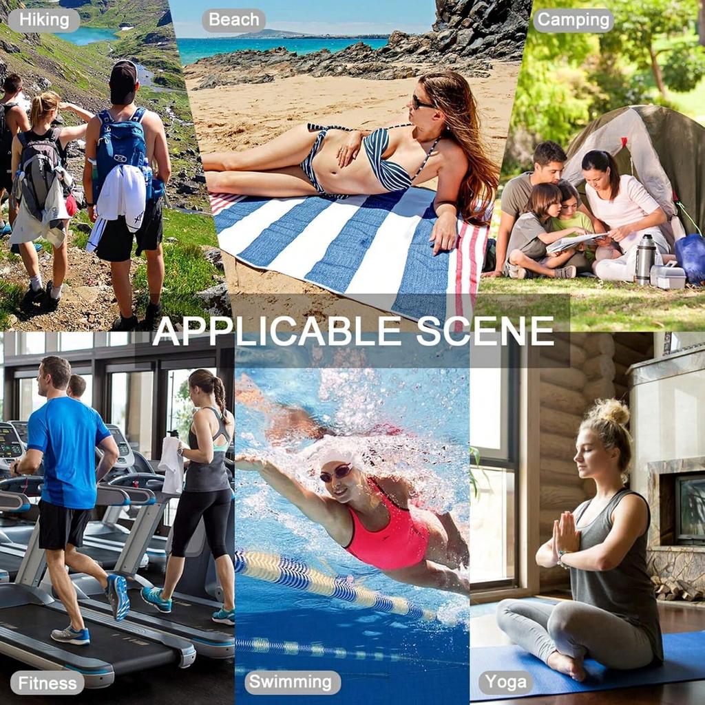 Lustige Orange Hochlandkuh Mikrofaser Strandtuch Schnelltrocknend Sandfrei Weich Leicht Für Reisen Camping Yoga Fitnessstudio Pool