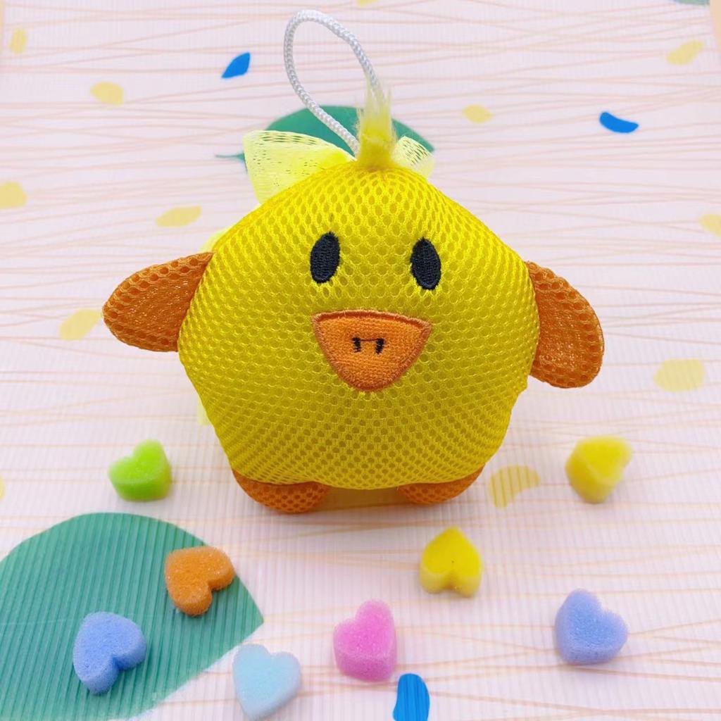 Mesh Doll Bath Ball Children And Girls Favorite Bath Supplies Cartoon Large Bath Flower Bathing