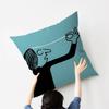 Kunst JJean JJullien Niedliche Kissenbezüge Kissenbezug Wohnzimmer Sofa Heimdekoration Maßgeschneidert
