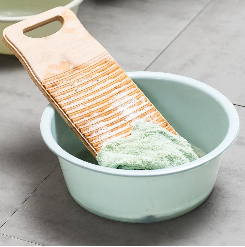 Large & Small Bamboo Washboards - Durable Household Essentials