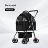 Lightweight Foldable Pet Stroller – Detachable Dog & Cat Pushcart for Walking