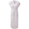 Sancai New Chinese Style Jacquard Slit Maxi Dress