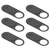 6PCS Car Camera Sliding Protection Cover Interior Cabin Camera Cover Replacement For Tesla Model 3