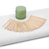 100Pcs 7.5Cm Wood Sticks For Manicure - Dual Tip Cuticle & Nail Plates Remover For Salon And Home Use