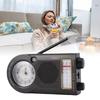 Portable Radio Rechargeable Battery Operated FM AM SW Multi Band Radio with Clock 3W Speaker for Music News Traffic Updates