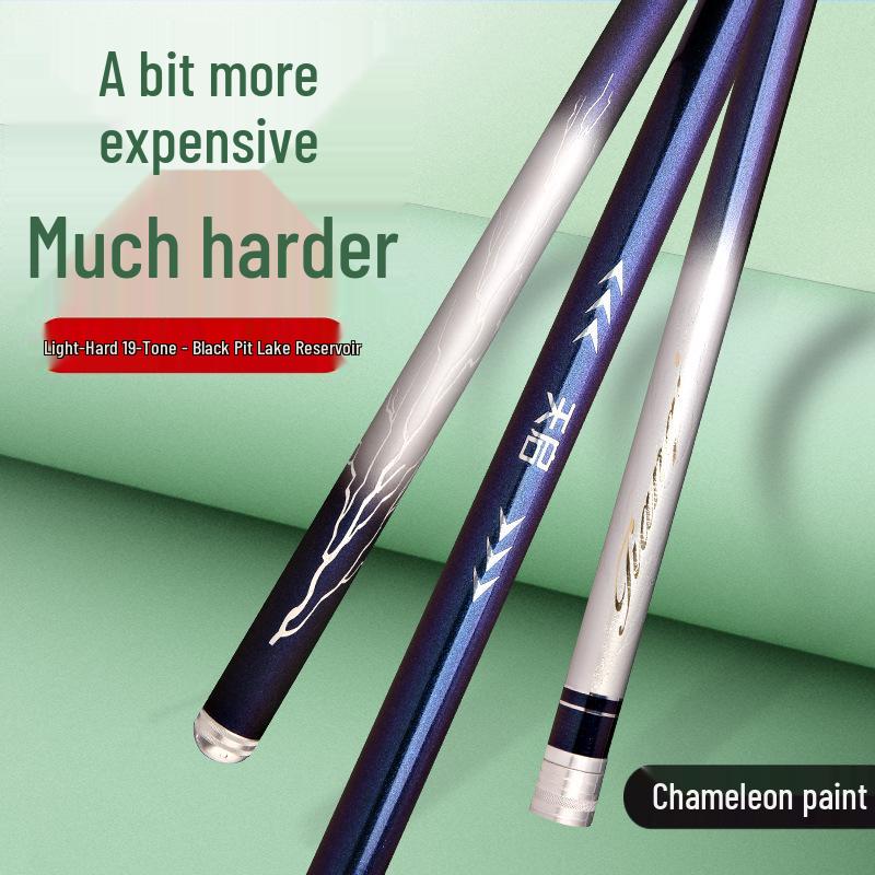 Taiwan Carbon Fiber Long Section Fishing Rod 6H 19T for Black Pit, Lake, Reservoir, and Carp Fishing 3.6m