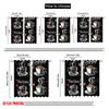 2pcs,2D Plane Printing Curtains Coffee Love Art Versatile Fabric (without Rod) Art Deco Festive Perfect for Bedroom, Living