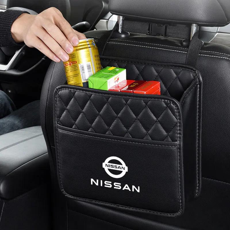 Car Backseat Organizer Waterproof Storage Bag For Nissan Murano Navara Qashqai X-trail Patrol NV200 Note Frontier Accessories