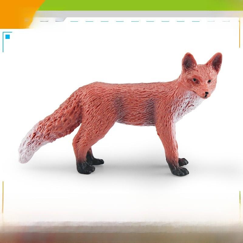 Realistic Fox Animal Pvc Model For Educational Playroom Decor And Wildlife Study