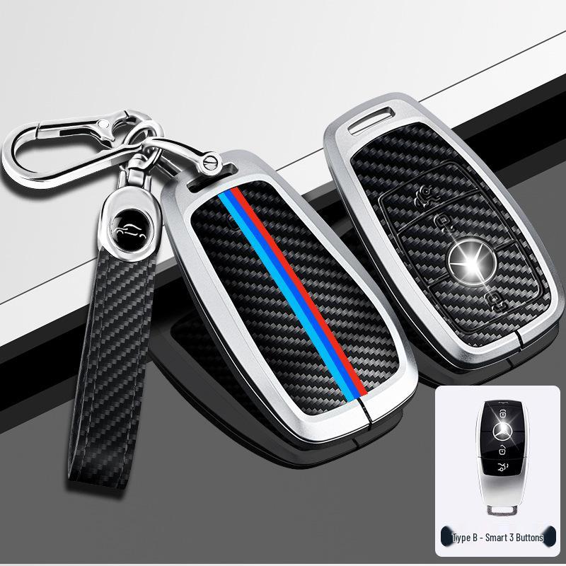 Mercedes-Benz Key Case for S450/A-Class/C-Class/C260L/E300L/C200L - Protective Shell