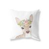 Cute Rabbit Giraffe Animals Children Room Decor Polyester  Cushion Cover Sofa Pillow  Home Decoration Throw Pillowcase