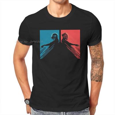 Daft Punk Electronic Music Band  Essential Tshirt High Quality Graphic Men Classic Summer Men Tops Cotton Harajuku T Shirt