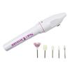 Portable Electric Nail Drill - 5-Head Mini Grinder & Polisher, 56g Pen-Style