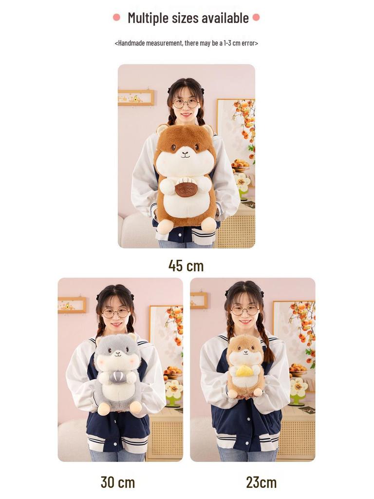 Creative Cute Hamster Plush Doll - Adorable Birthday Gift