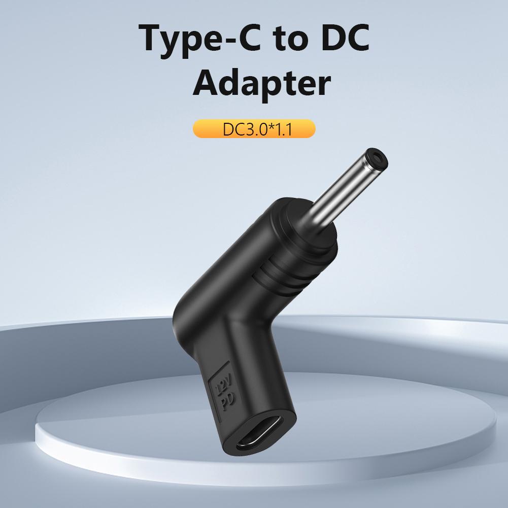 Convertitore per Spina 12V PVC USB Tipo C Femmina a DC Maschio Tipo Universale Adattatore di Alimentazione da USB-C a DC Multifunzionale per Router Tablet