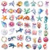 200x/Set Sea Animal Stickers Ocean Decorative Stickers Adhesive Fish Stickers
