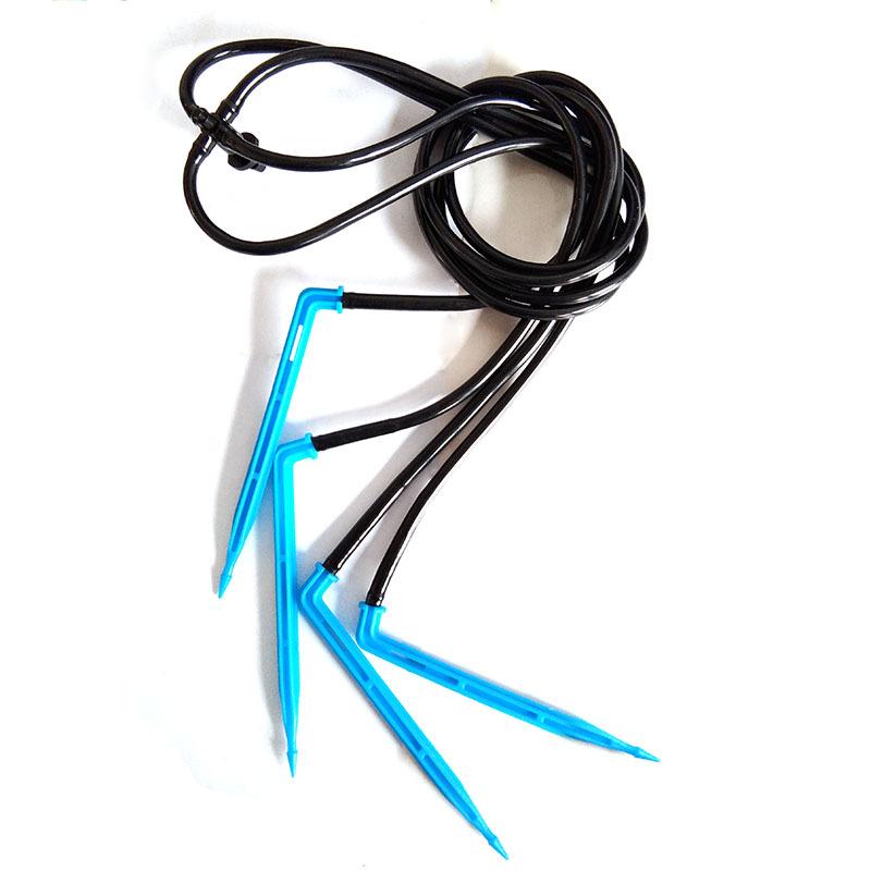 Verstellbarer Tropfer für Gewächshaus- und Obstgartenbewässerung – Automatischer Biegender Tropfkopf für Topfpflanzen und Obstbäume