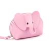 Portamonete Creativo con Cerniera a Forma di Elefante in Pelle - Carino e Compatto