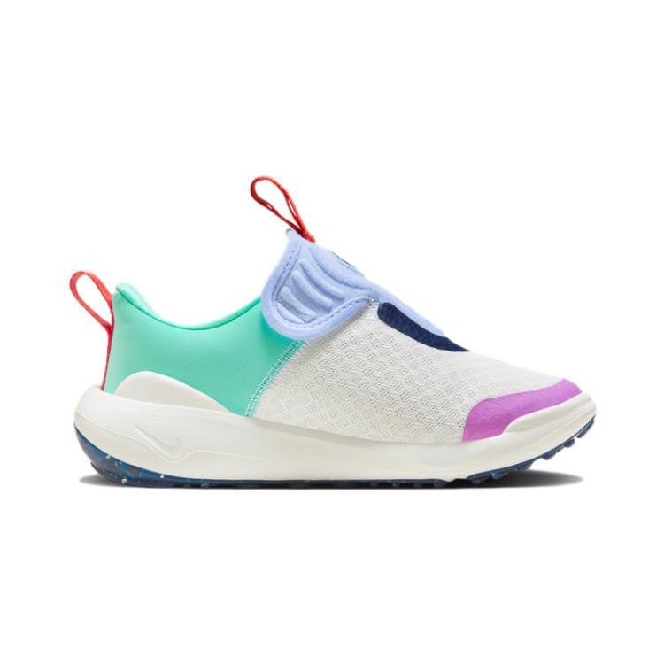 Nike E Series 1.0 Lightweight Cushioning Abrasion Resistant Low top Kids' Running Shoes White Red DZ2841-100