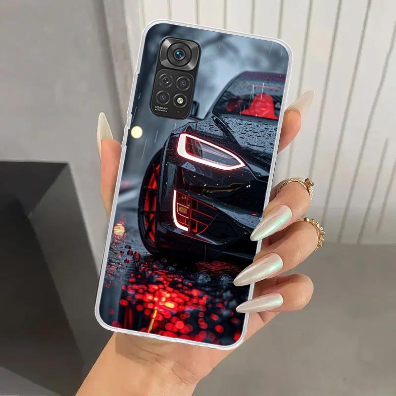 Electric Car M-Model S 3 Phone Case for Xiaomi Redmi Note 15 14 14S 13 12S 12 Pro 11S 11 Plus 11T 11E 10S Soft Funda Print Shell