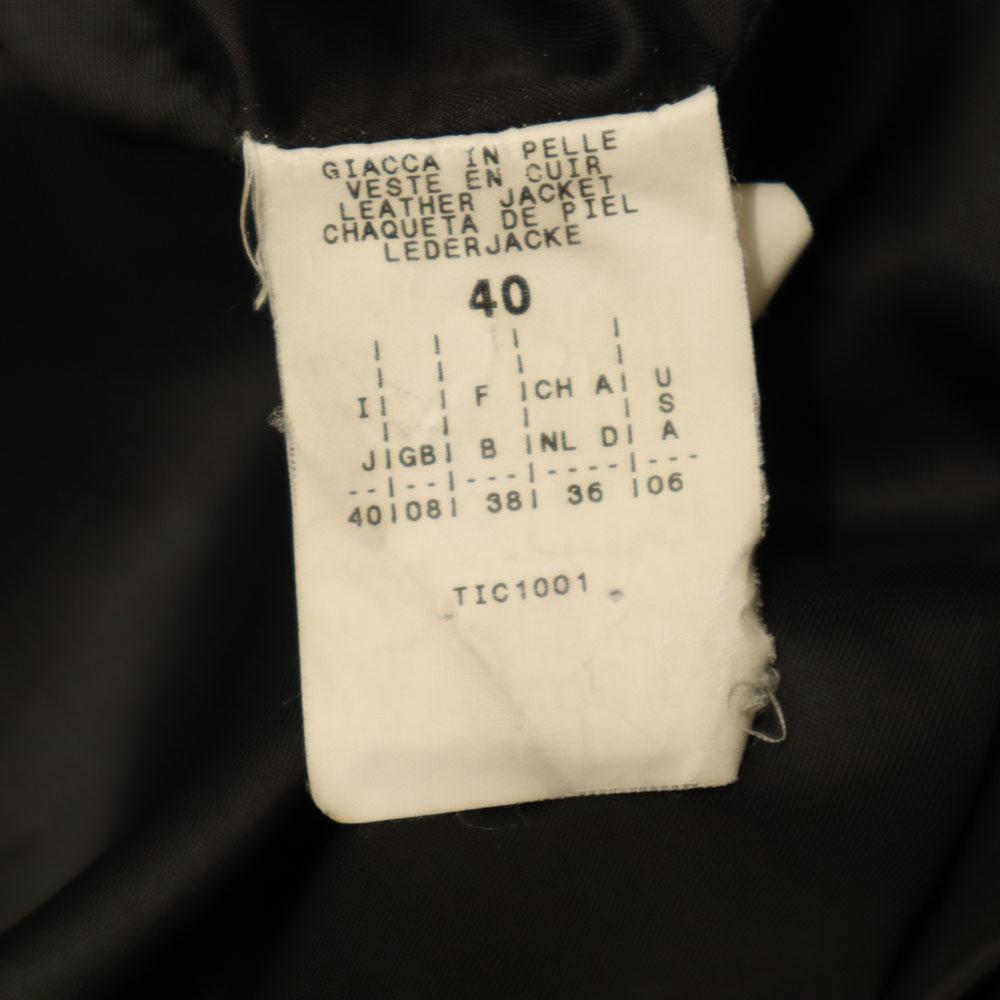 MAX&CO leather jacket 40 black Women Used