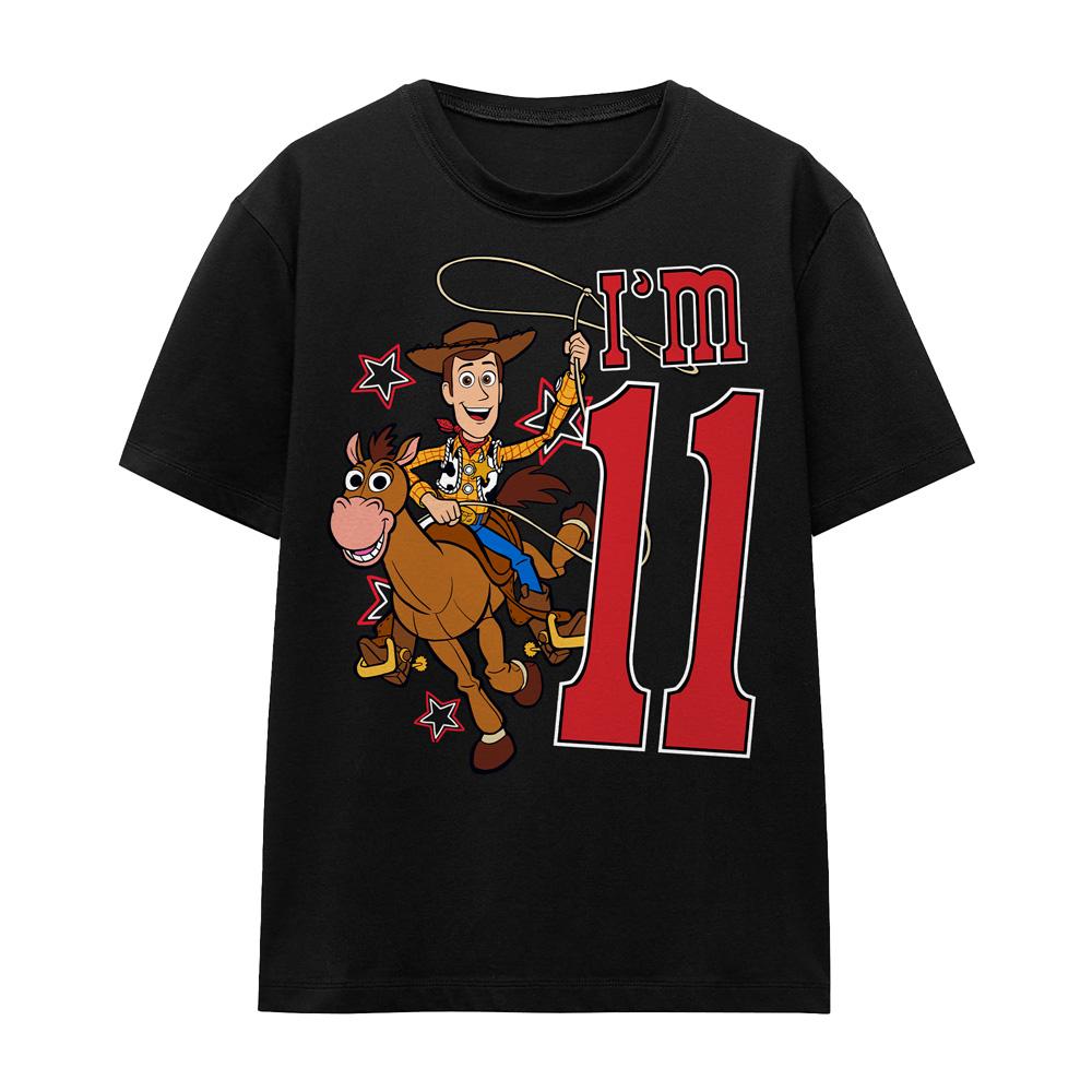 Toy Story Unisex Adult I´m 11 Woody Birthday T-Shirt