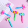 10 Stück Kinder BB Hammer Quietschhammer Spielzeug Plastik Klopfhammer Bunter Pädagogischer Hammer