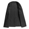 Cappotto da uomo Primavera Autunno Cappotto di lana da uomo Lungo Sopra il ginocchio Collo da abito