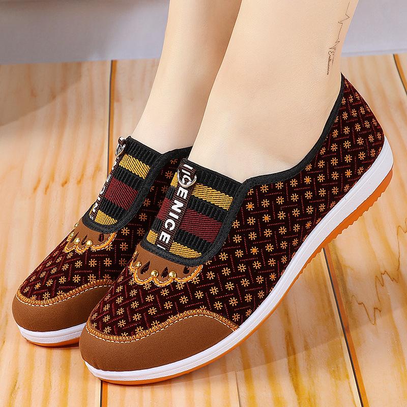 

Мода Новая Мода Повседневная Женская Обувь Женская Повседневная Обувь Предотвращает Скольжение Износостойкие Лоферы на Плоской Подошве 41 красный