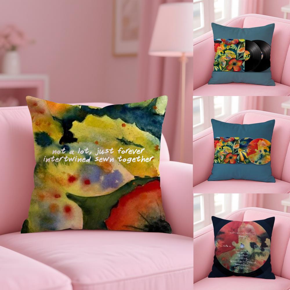 Adrianne Lenker Songs Album Pillow Case Soft Plush Fabric Double-Sided Printed Cushion Cover Warm Winter Sofa Pillow Case