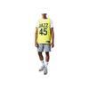 Nike NBA Team Logo Print Jersey Tank Fan Edition 22-23 Season Mitchell No. 45 Unisex Tops Yellow DN2024-729