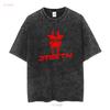 NEW ARRIVAL 3 TEETH AMERICAN METAL BAND T SHIRT long or short sleeves vintage Washed Versatile Slightly homme designer clothes