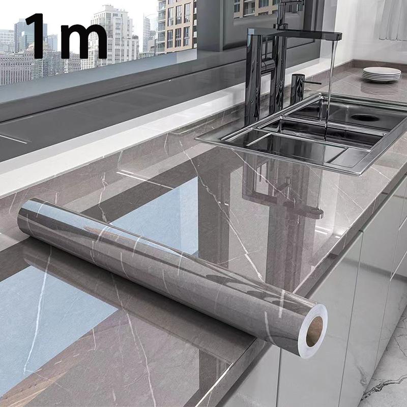 Kitchen and living room decoration wallpaper waterproof and oil resistant 0.4m wide PVC sticker