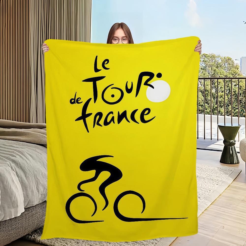 T-Tour von F-Frankreich Decke Flanell warme Gemütlichkeit weiche Plüschdecke Für Picknick Betten Sofas Häuser Und Schlafzimmer