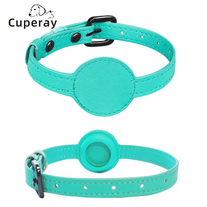Classic Airtag Positioning Pet Collar Leather Adjustable Anti-lost Positioning Cat Collars Durable Small and Medium-sized Dogs and Cats