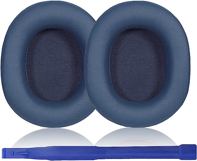 

Сменные амбушюры SR30BT. Круглые амбушюры для стереоигровой игровой гарнитуры. Амбушюры, совместимые с беспроводными накладными Bluetooth-наушниками ATH-SR30BT. синий