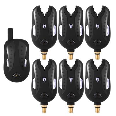 Wireless Digital Fishing Alarm Fishing Bite Alarms Set Fishing Receiver Sound Alert Kit Led Alarm Indicator with Portable Case