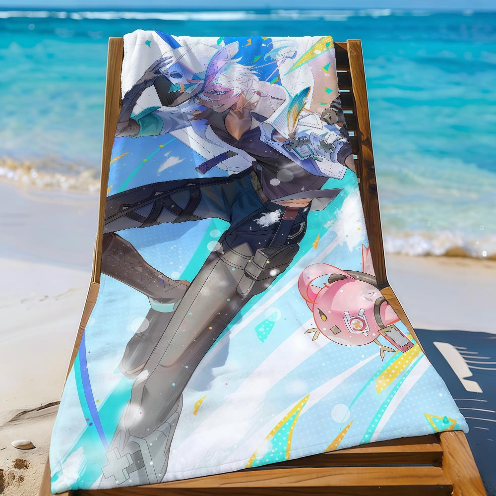 

Game Ifa Genshin Impact Towel Sports Quick Dry Travel Camping Gear Sandproof Soft Light Large Beach Towel W40*H60(CM)