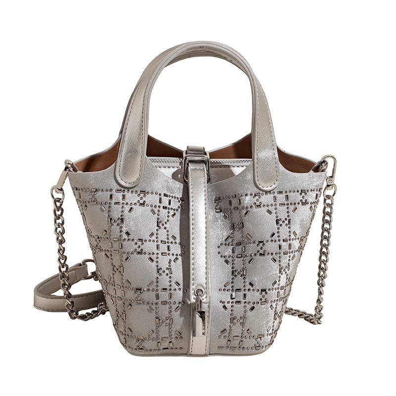 Senzație casual senior de modelare moale și durabilă modă rafinată nouă lux ușor navetist geantă de mână bucket geantă de umăr crossbody